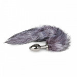 Анальная пробка M с хвостиком Fox Tail Plug Easy Toys