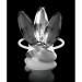 Анальный плаг стеклянный Pipedream Icicles No. 91 на силиконовой присоске, прозрачный