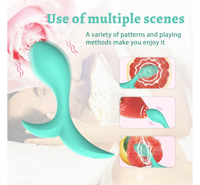 Анальний вібратор Every Night Toys Sally з дистанційним керуванням, бірюзовий, 10 режимів вібрації