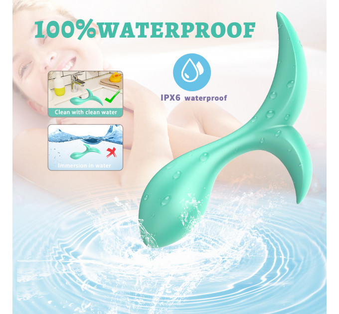 Анальний вібратор Every Night Toys Sally з дистанційним керуванням, бірюзовий, 10 режимів вібрації