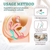 Анальний вібратор Every Night Toys Sally з дистанційним керуванням, бірюзовий, 10 режимів вібрації