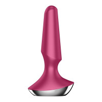 Анальна пробка з функцією керування зі смартфона Satisfyer Vibrator ilicious 2, бордовий