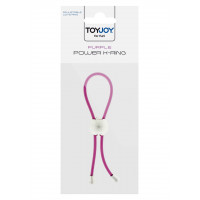 Эрекционное кольцо Toy Joy Power X Ring с регулируемой утяжкой, фиолетовый