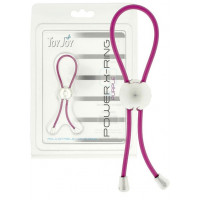 Эрекционное кольцо Toy Joy Power X Ring с регулируемой утяжкой, фиолетовый