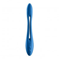 Гнущийся универсальный вибратор (эрекционное кольцо) SATISFYER ELASTIC JOY BLUE