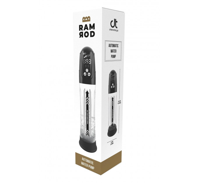 Гідропомпа для члена Dreamtoys Ramrod автоматична, прозора