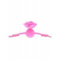 Кляп силіконовий Трояндочка Taboom Rose Ball Gag, рожевий
