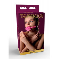 Кляп силиконовый Розочка Taboom Rose Ball Gag, розовый