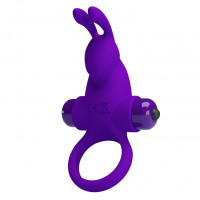 Кольцо эрекционное в виде кролика Pretty Love Vibrant Penis Ring 1 фиолетовое Кольцо эрекционное в виде кролика Pretty Love Vibrant Penis Ring 1 фиолетовое