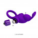Кільце ерекційне у вигляді кролика Pretty Love Vibrant Penis Ring 1 фіолетове