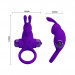 Кільце ерекційне у вигляді кролика Pretty Love Vibrant Penis Ring 1 фіолетове