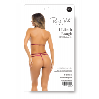 Комплект белья I LIKE IT ROUGH 2PC CHOKER SET BURGUNDY, S/M