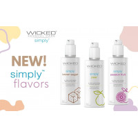 Лубрикант Wicked Sensual Care на водній основі з ароматом та смаком Груші, 70 мл