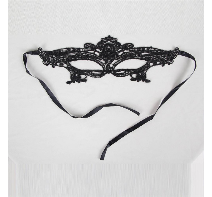Маски на очі Star Night мереживні, чорні, 2 шт (без коробки)