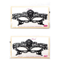 Маски на очі Star Night мереживні, чорні, 2 шт (без коробки)