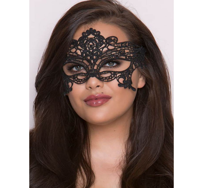 Маски на очі Star Night мереживні, чорні, 2 шт (без коробки)