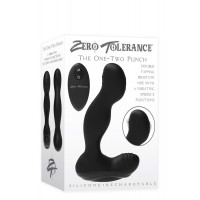 Массажер простаты перезаряжаемый Zero Tolerance, черный