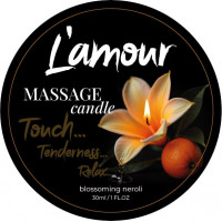 Масажна свічка L'amour Blossoming Neroli з ароматом апельсина, 30 мл