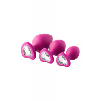 Набір анальних пробок Dream Toys FLIRTS PINK Набір анальних пробок Dream Toys FLIRTS PINK