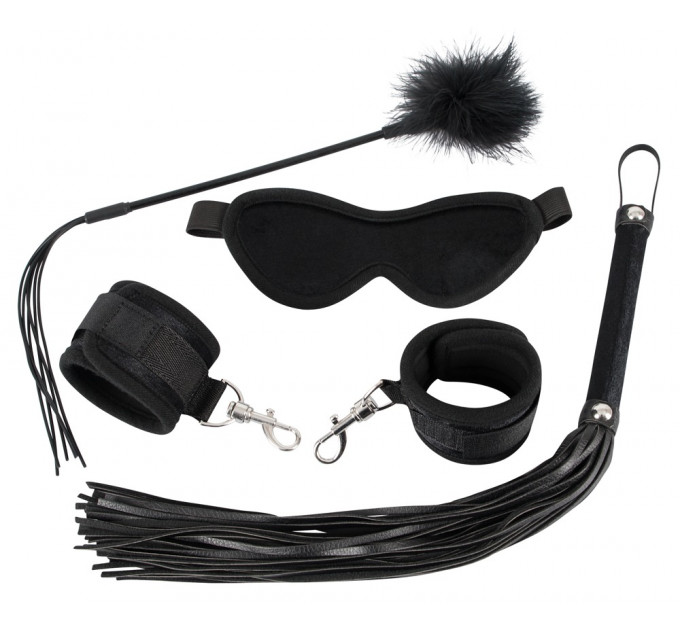 Набор БДСМ Bad Kitty 4 предмета, черный Fetish Set