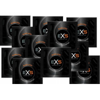 Набор черных латексных презервативов Exs BLACK (цена за 10 шт.)