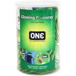 Набор флуоренцетных презервативов ONE Glowing Pleasures (светятся в темноте) 100 шт