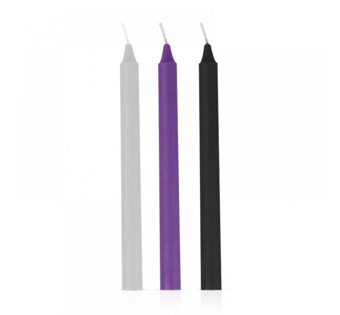 Набір свічок низькотемпературних 3 шт Sensual Hot Wax Candlesм