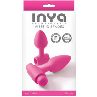 Набор анальных пробок с вибрацией INYA Rechargeable VIBES-O-SPADES