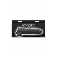 Насадка на пенис NS Novelties Renegade черная, 19.4 см
