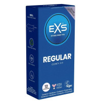 Презервативы классические EXS Regular тонкие с силиконовой смазкой, 54 мм (цена за упаковку 12 шт.)