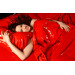 Простынь для массажа BDSM-Sex MAX WetGAMES Sex sheet, 180 x 220 cm, red