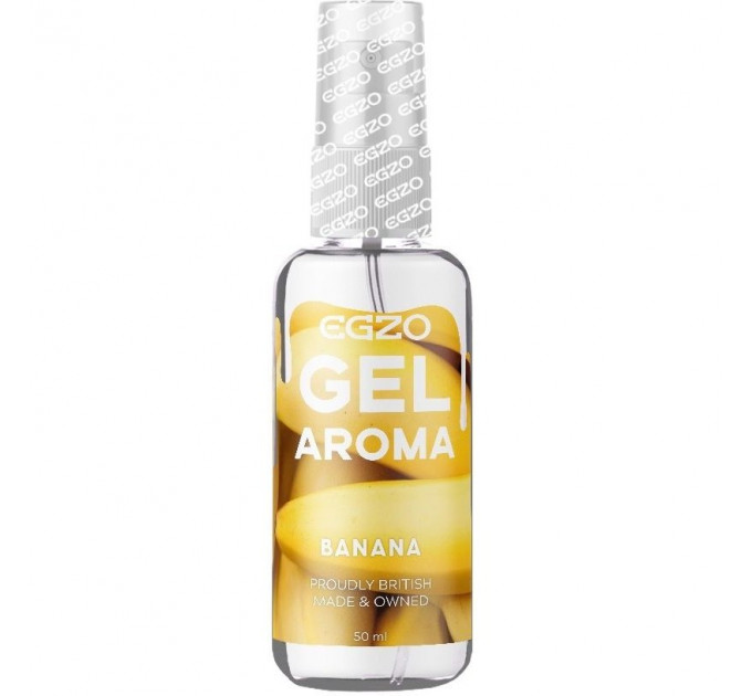 Съедобный гель-лубрикант EGZO AROMA GEL - Банан, 50 мл