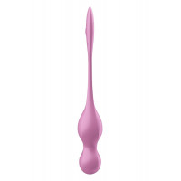 Смарт-шарики Кегеля Satisfyer Love Birds 1 с вибрацией, розовые