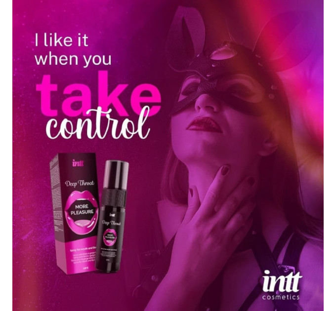 Спрей для оральних пестощів Intt Deep Throat освіжаюча м'ята
