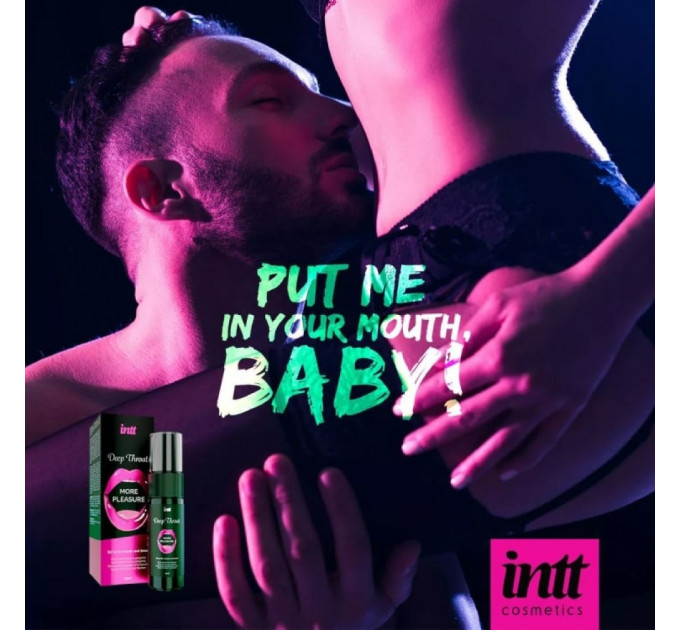Спрей для оральних пестощів Intt Deep Throat освіжаюча м'ята