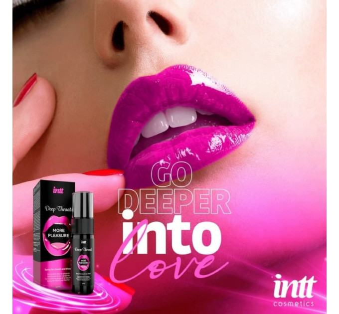 Спрей для оральних пестощів Intt Deep Throat освіжаюча м'ята