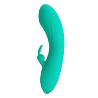 Вибратор-кролик PRETTY LOVE DJ Stick бирюзовый, 12.7 х 2.7 см