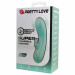 Вібратор-кролик PRETTY LOVE DJ Stick бірюзовий, 12.7 х 2.7 см