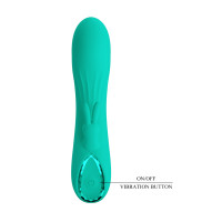 Вибратор-кролик PRETTY LOVE DJ Stick бирюзовый, 12.7 х 2.7 см