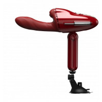 Вибратор трансформер с вращением, фрикциями и подогревом Qingnan No.9, с подставкой и пультом