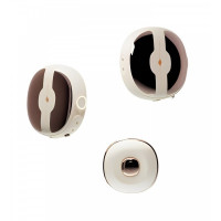 Затискачі на соски з вібрацією та пультом керування Qingnan No.3 Бежеві