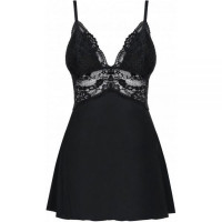 Бебидолл Obsessive 810-BAB-1 babydoll & thong black XXL