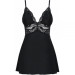 Бебидолл Obsessive 810-BAB-1 babydoll & thong black XXL