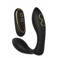 Универсальный вибромассажер с анальной стимуляцией Dream Toys Elite Renée, черный