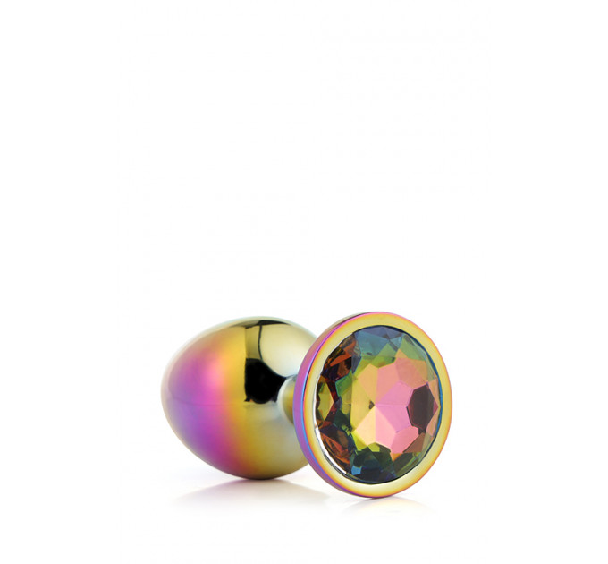 Dt21781 Райдужна анальна пробка GLEAMING LOVE MULTICOLOUR PLUG SMALL