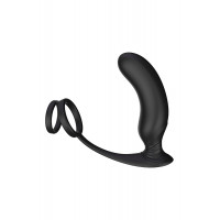 Стимулятор для простаты Dream toys Cheeky Love Remote P-Pleaser с петлей на мошонку, черный