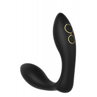 Универсальный вибромассажер с анальной стимуляцией Dream Toys Elite Renée, черный