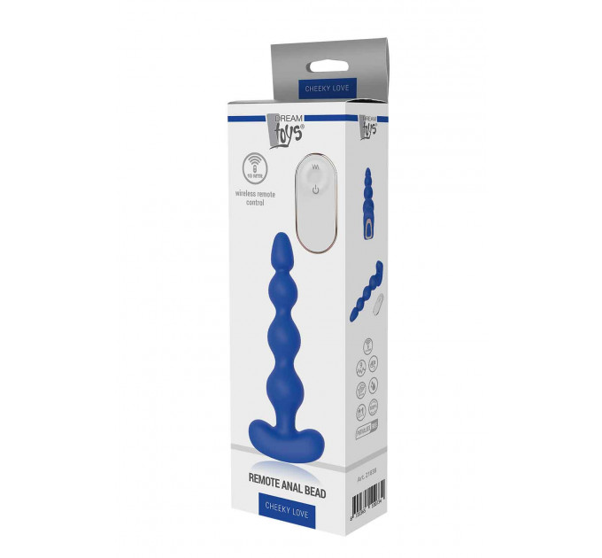 Анальный стимулятор с дистанционным управлением Dream Toys CHEEKY LOVE REMOTE ANAL BEAD