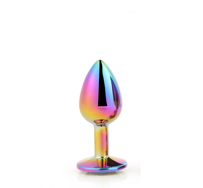 Dt21781 Райдужна анальна пробка GLEAMING LOVE MULTICOLOUR PLUG SMALL