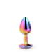 Dt21781 Райдужна анальна пробка GLEAMING LOVE MULTICOLOUR PLUG SMALL